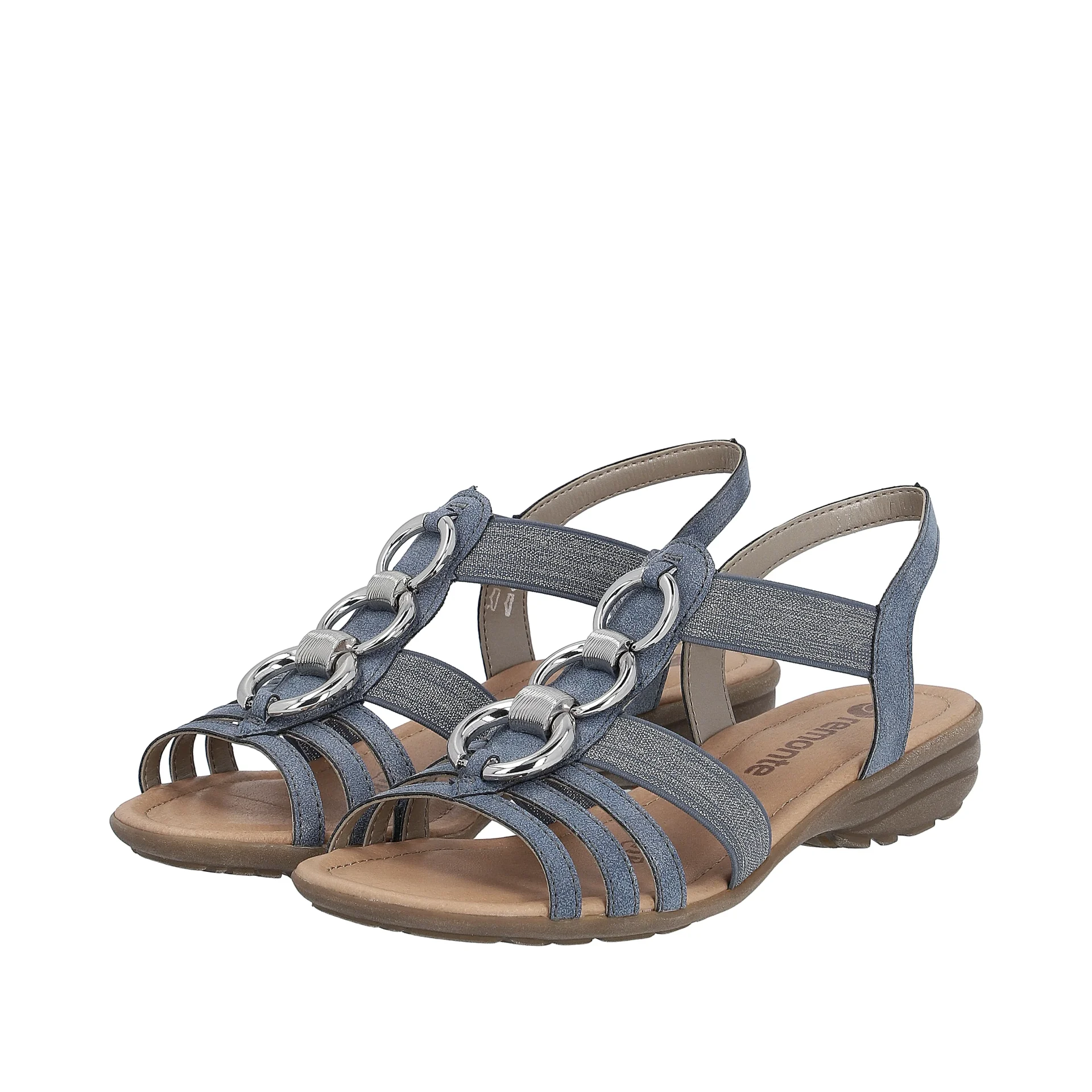 Rieker remonte Women's Sandal - Blue | R3605-12