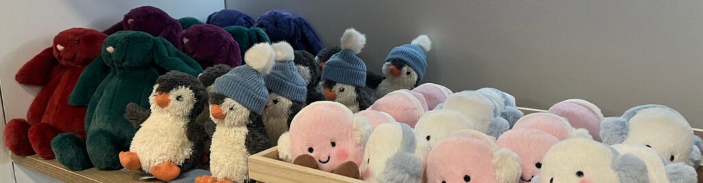 Jellycat Amuseables Toastie Pink and White Marshmallows