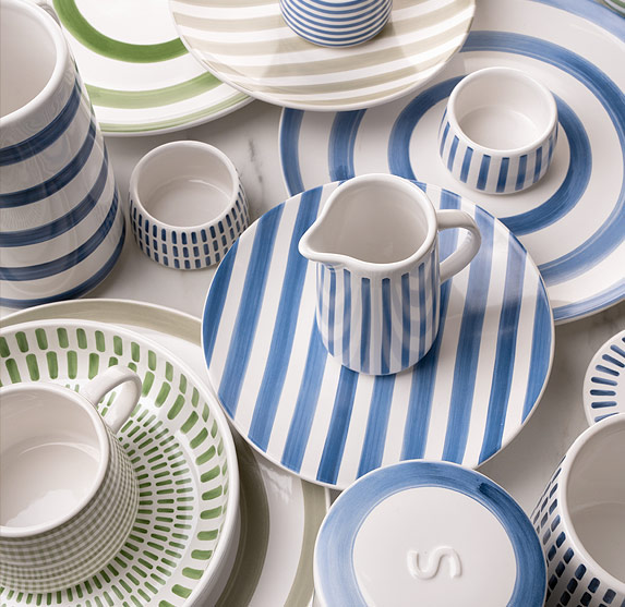 Mary Berry At Home Blue 12 Piece Dinner Set