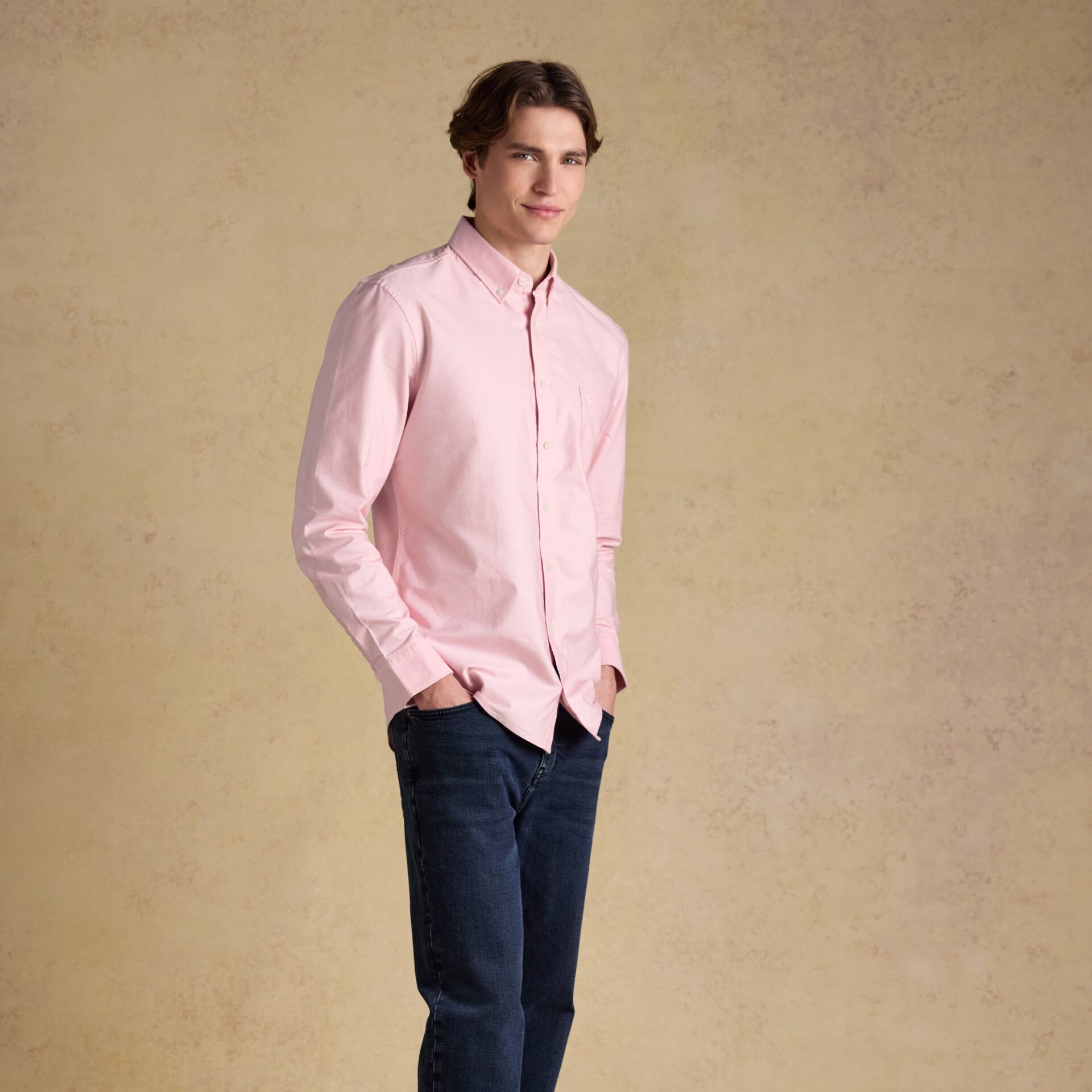 Joules Classic Fit Pink Cotton Oxford Shirt