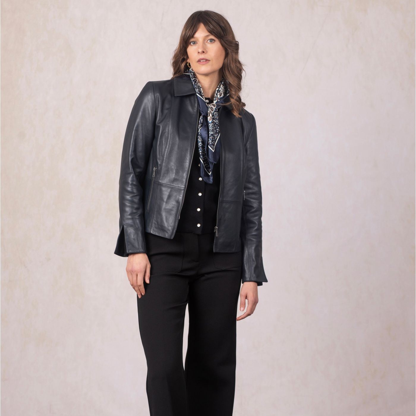 Lakeland leather Fairnam Collared Leather Jacket