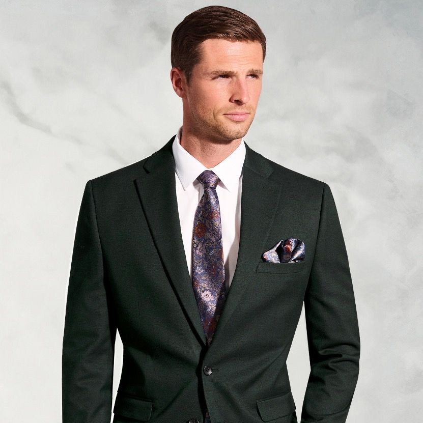 Brooke Taverner Regular Fit Phelps Mole Herringbone Check Jacket
