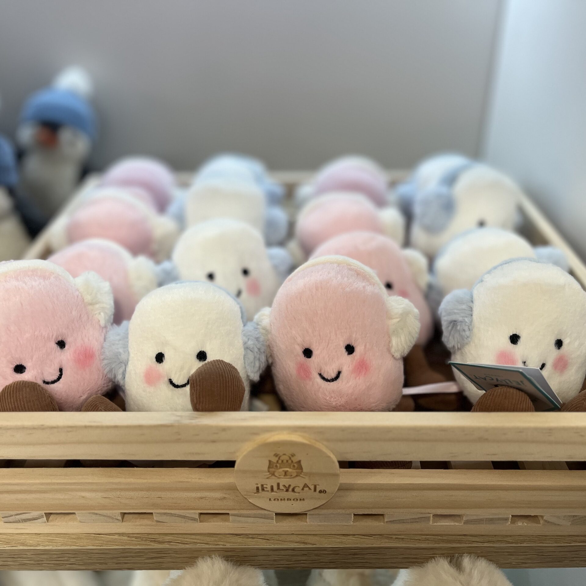 Jellycat Amuseables Toastie Pink and White Marshmallows