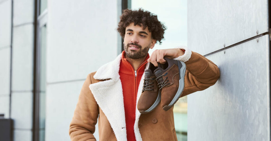 Brown Zip Shoes for Men | Rieker B2112-25