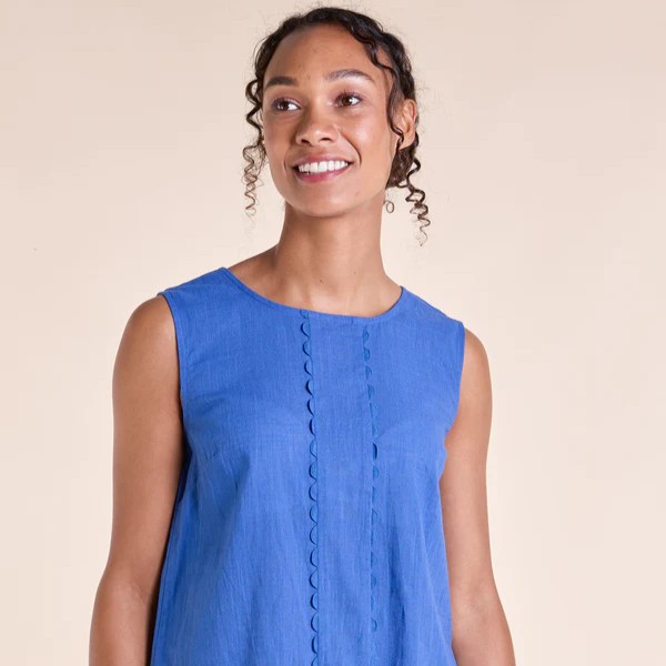 nomads Scallop trim vest