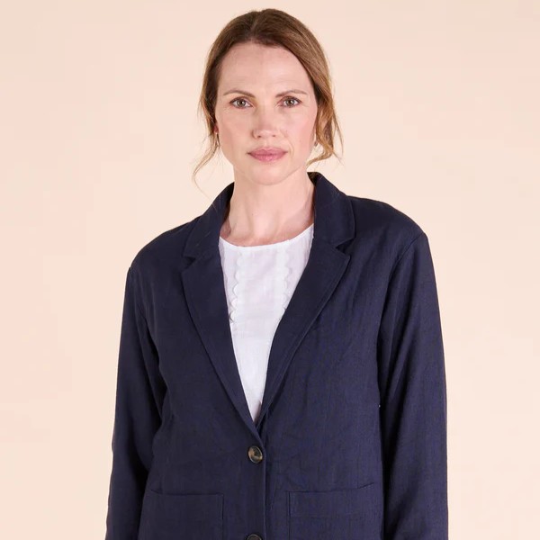 nomads Relaxed Linen Jacket
