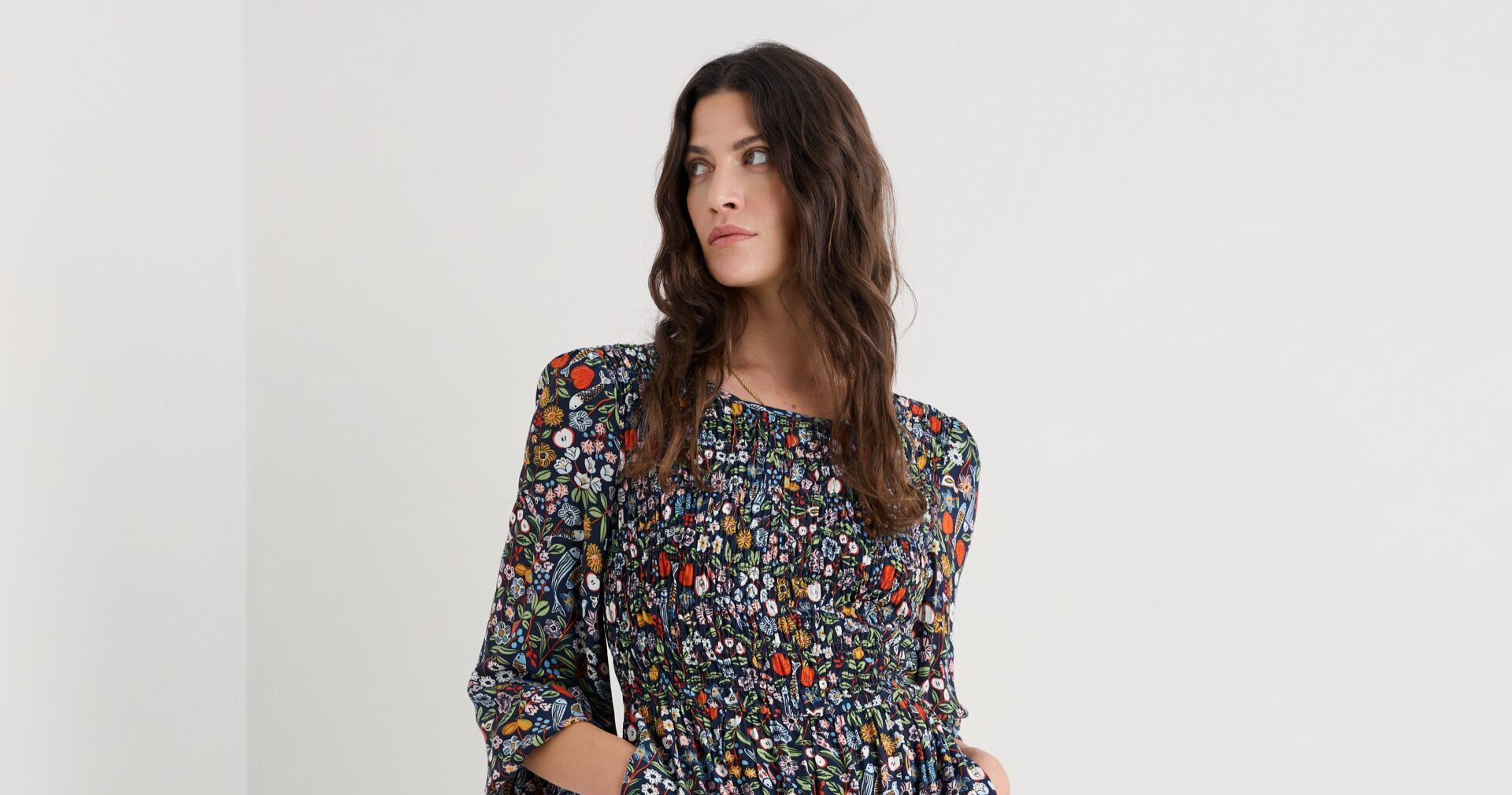 seasalt Cornwall, women fashion, dress, autumn dress, farnham, Elphicks,