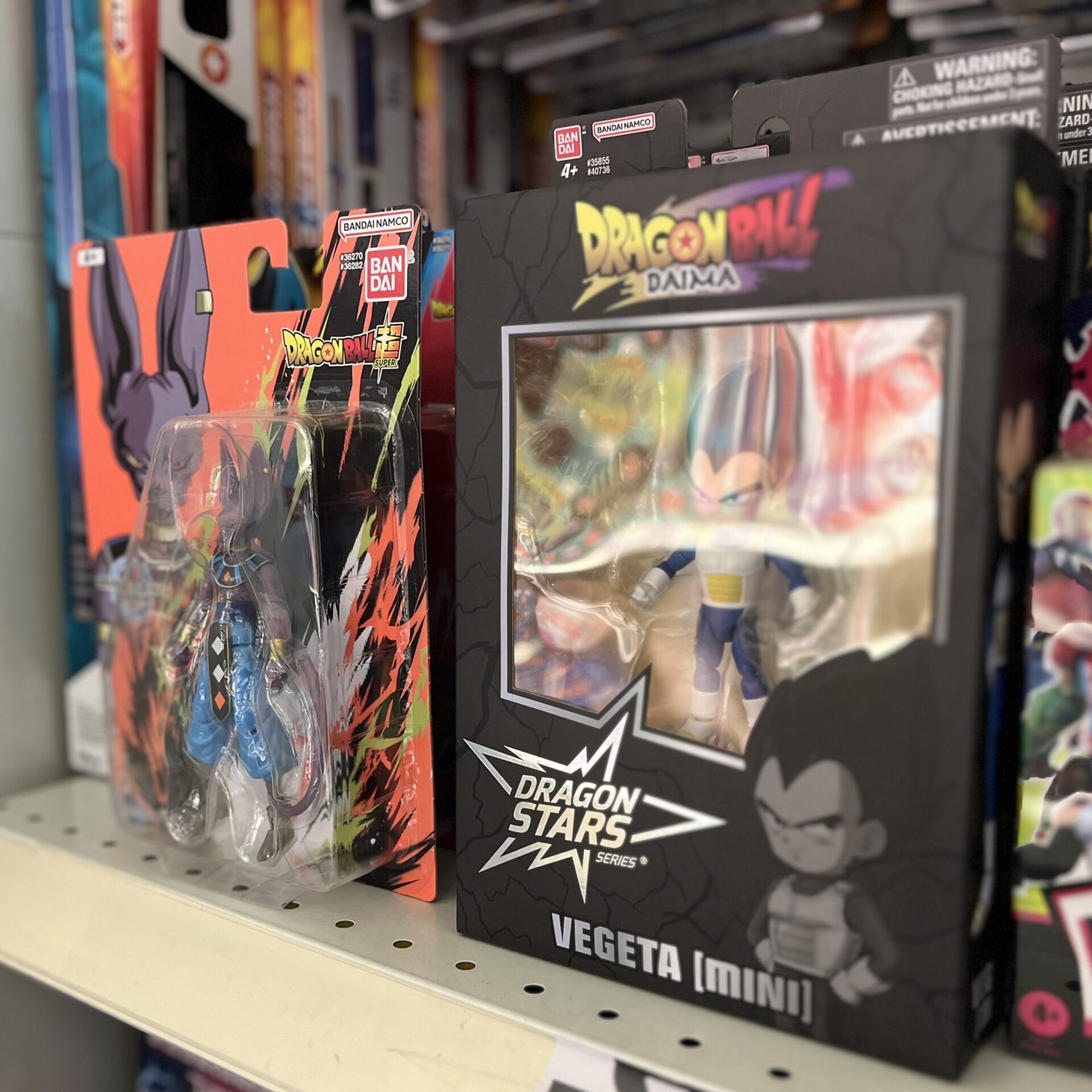 bandai toys, toys, elphicks, farnham, departemnt store,dragon ball daima