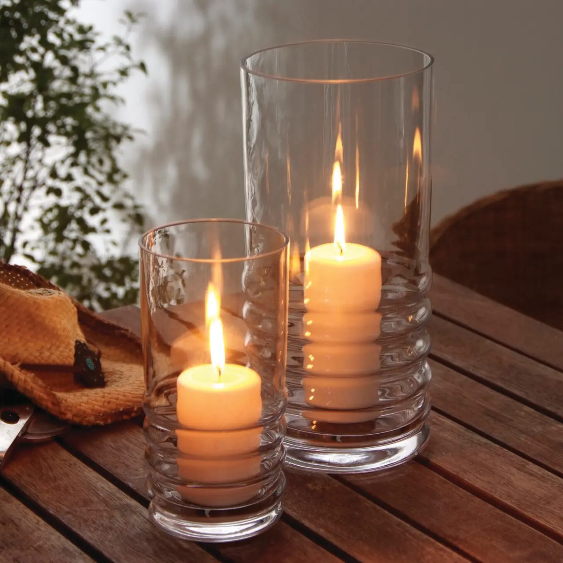 Dartington Crystal Wibble Hurricane candle holder Crystal Wibble Hurricane candle holder