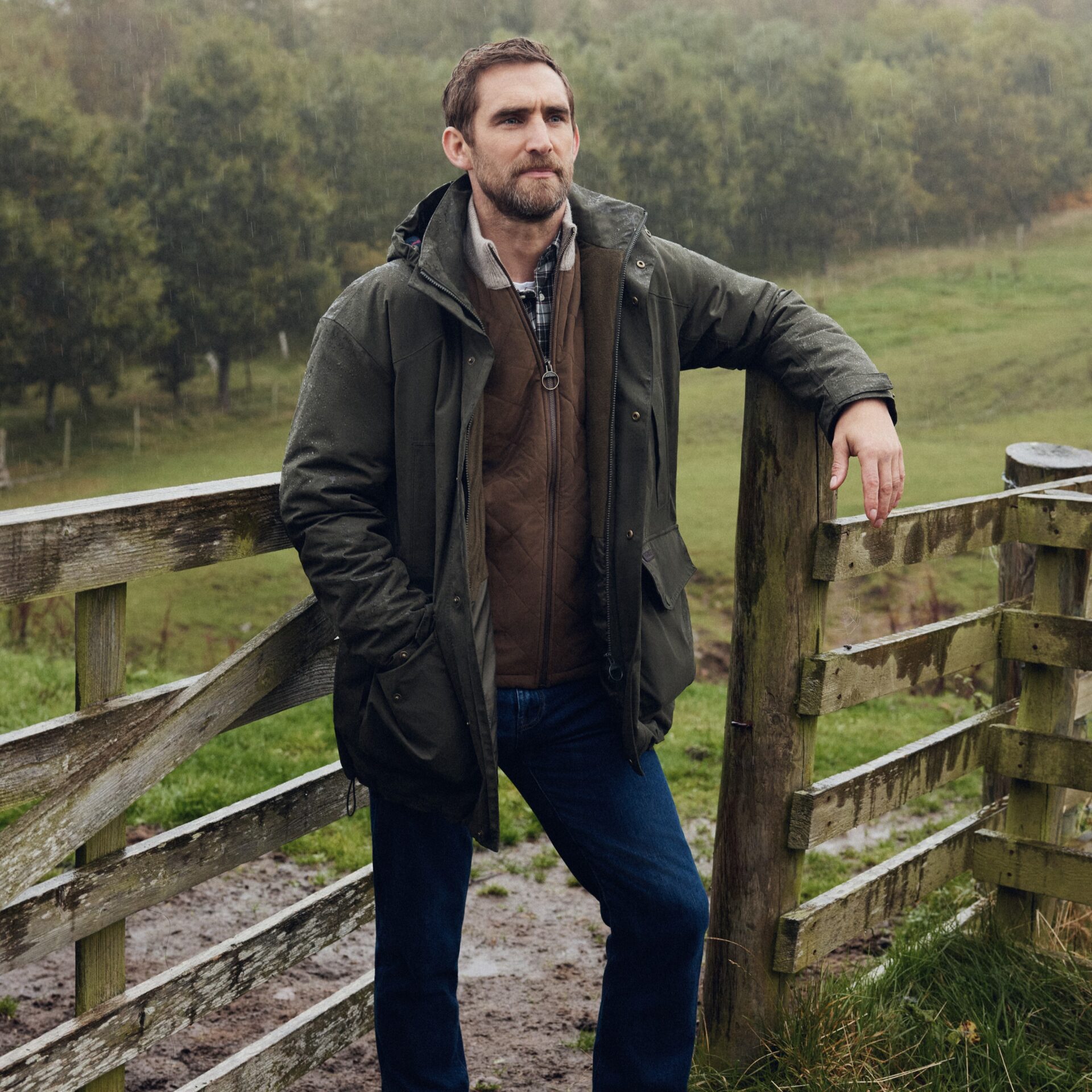 Men's Countrywear Barbour Farlam Waterproof Jacket