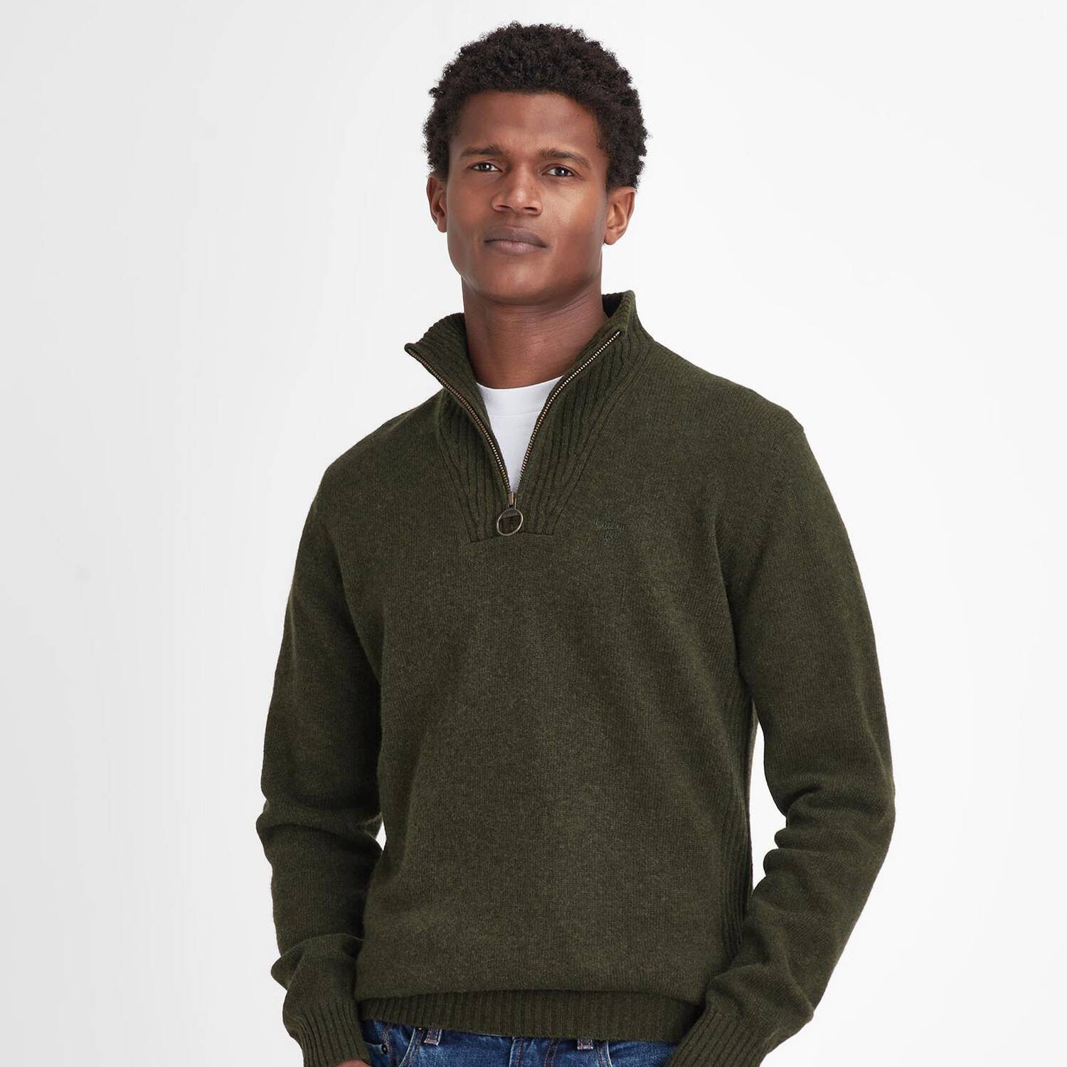Barbour Essential Quarter-Zip Jumper