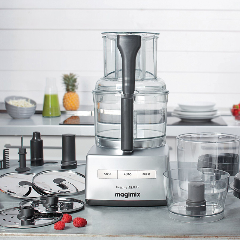 Magimix 18591 SATIN 5200XL BlenderMix Food Processor, Satin