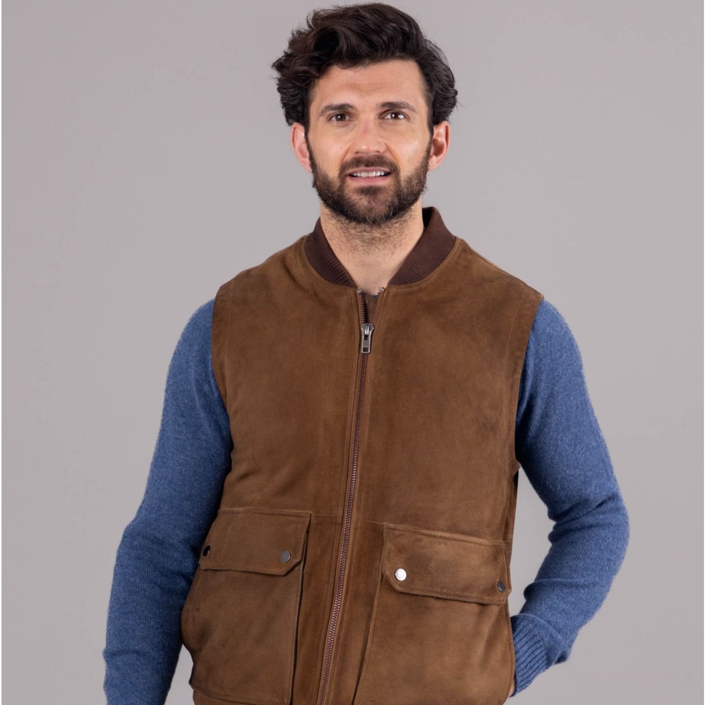 lakeland leather Thore Suede Gilet