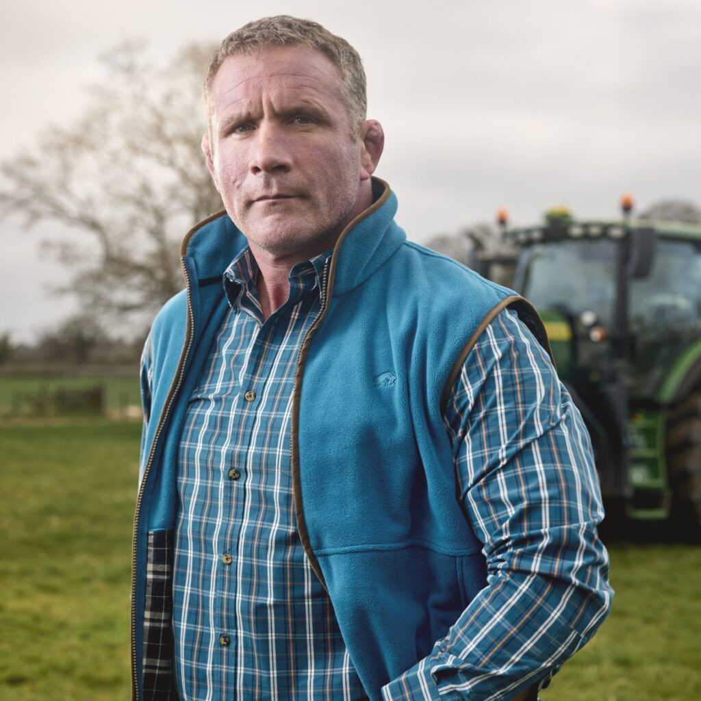 raging bull Fleece Gilet blue