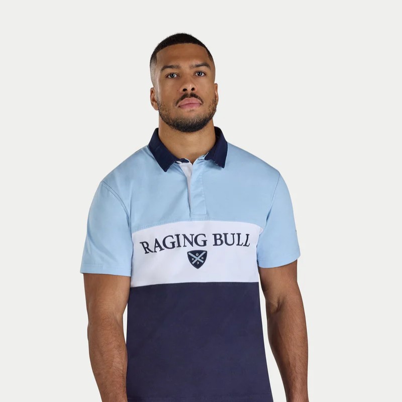 Raging Bull Cut & Sew Rugby - Navy