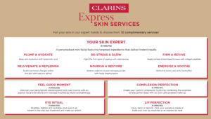 Clarins Express Skin Care Service