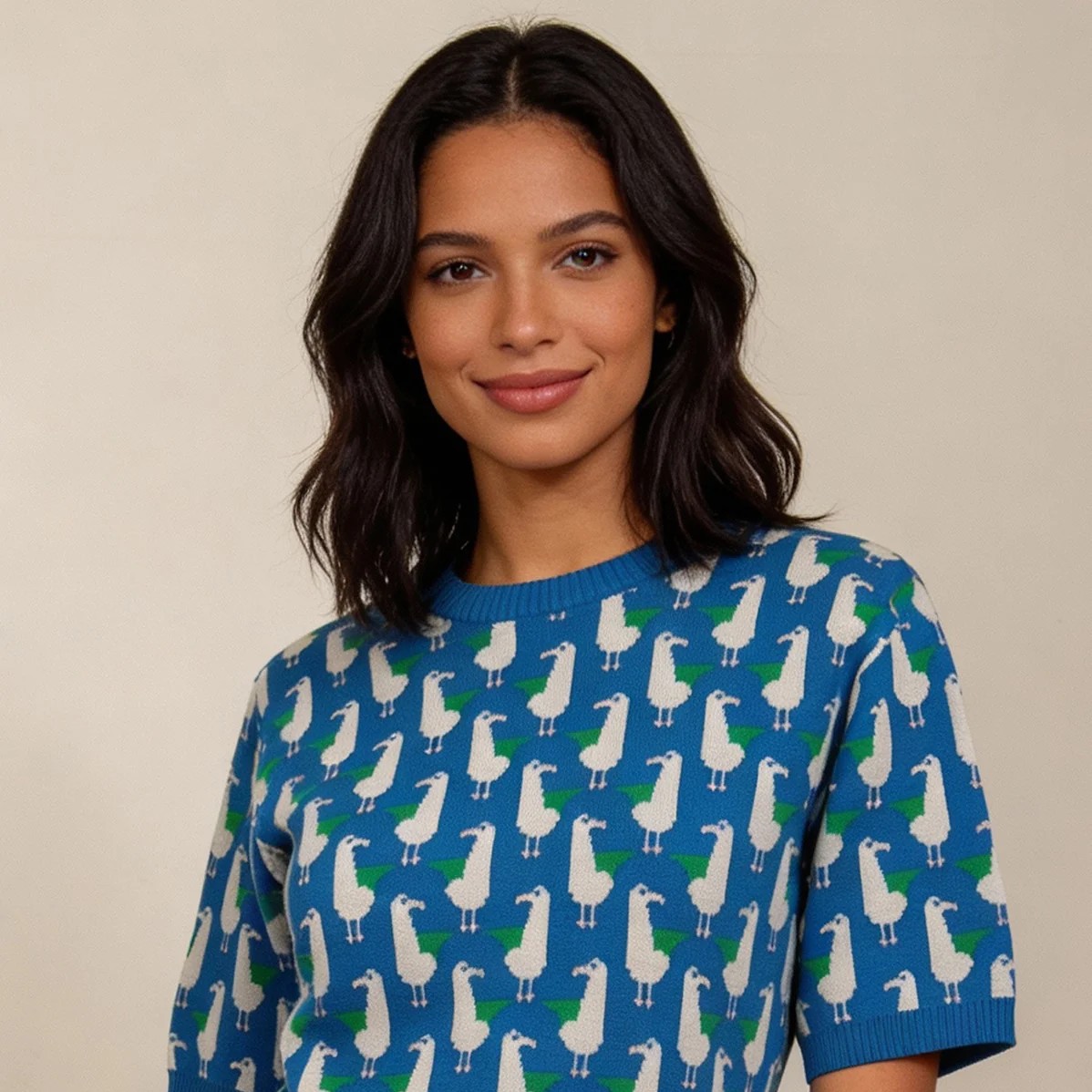 Pretty Vacant Seagull Jacquard Knit