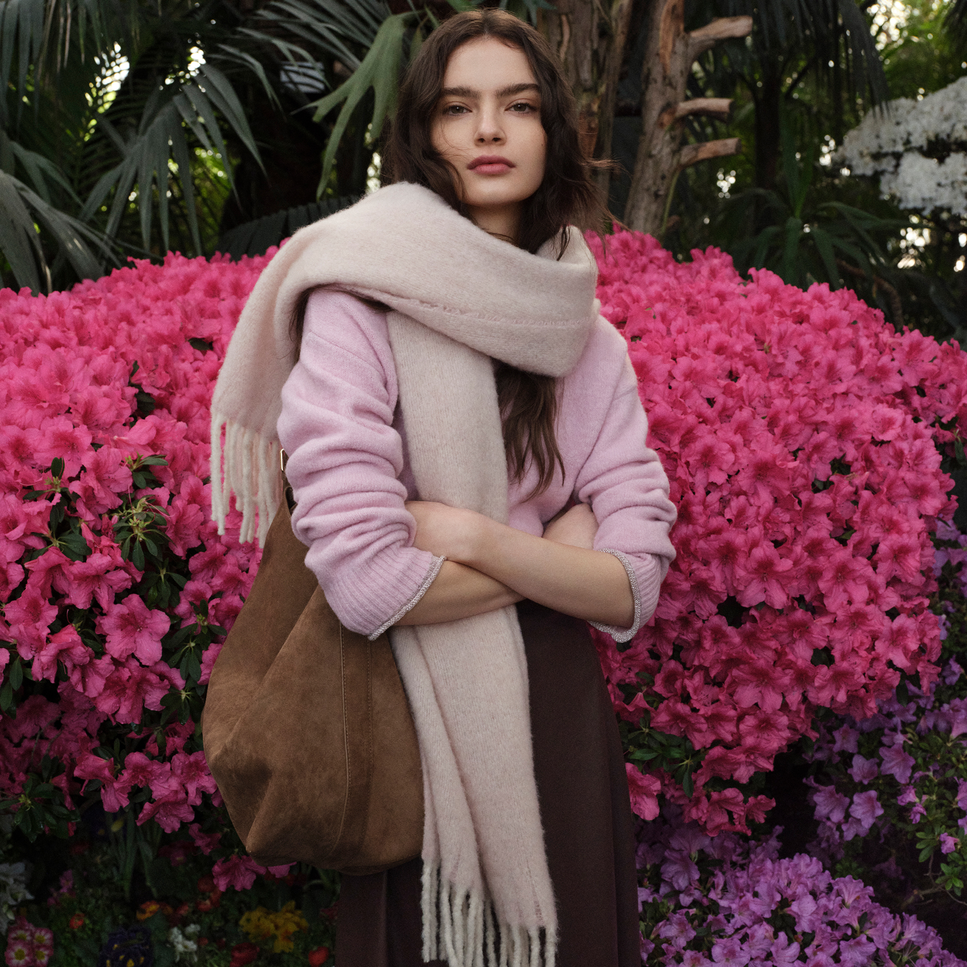 MAx mara Orlaya brushed cashmere-blend turtleneck sweater