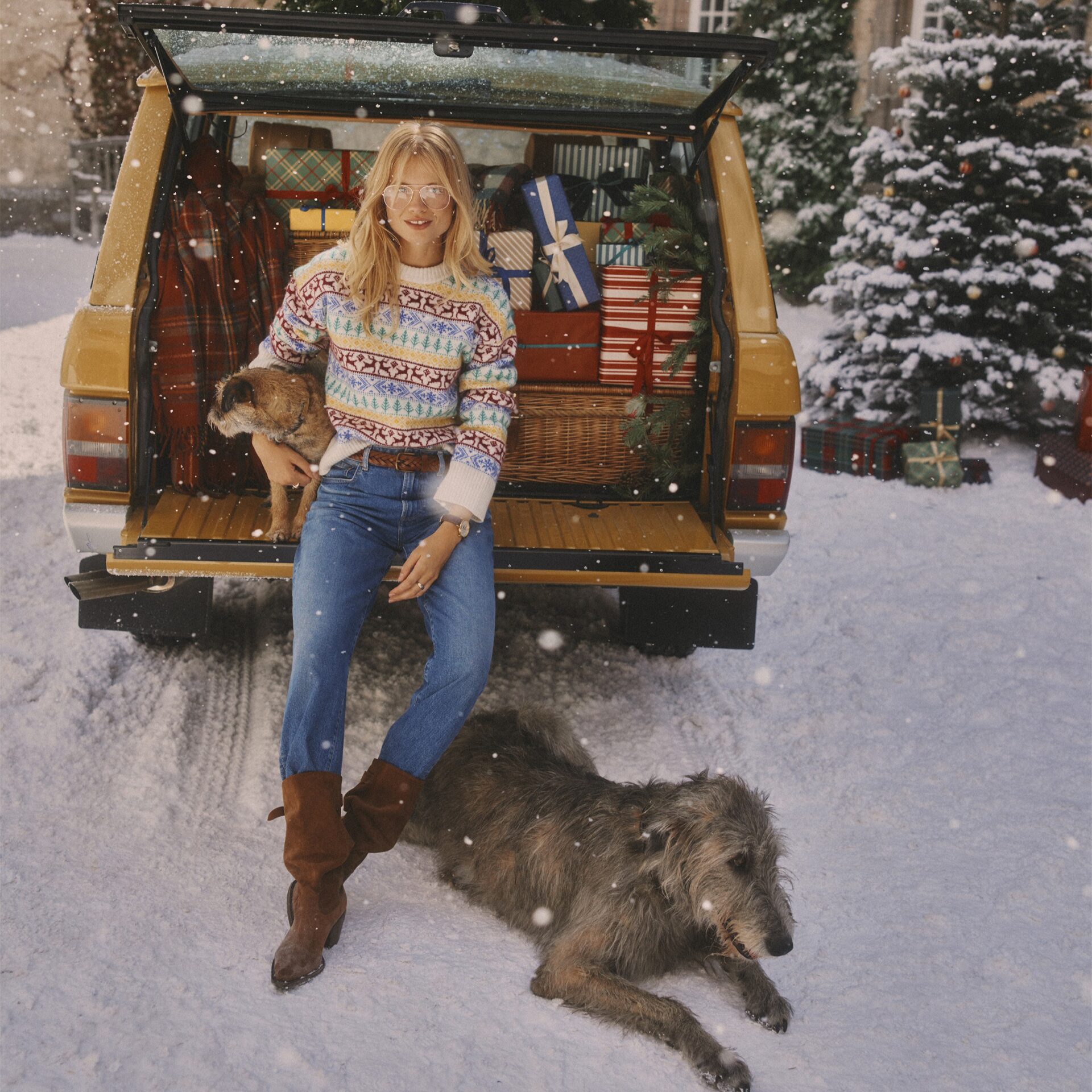 Joules Christmas Knit jumper