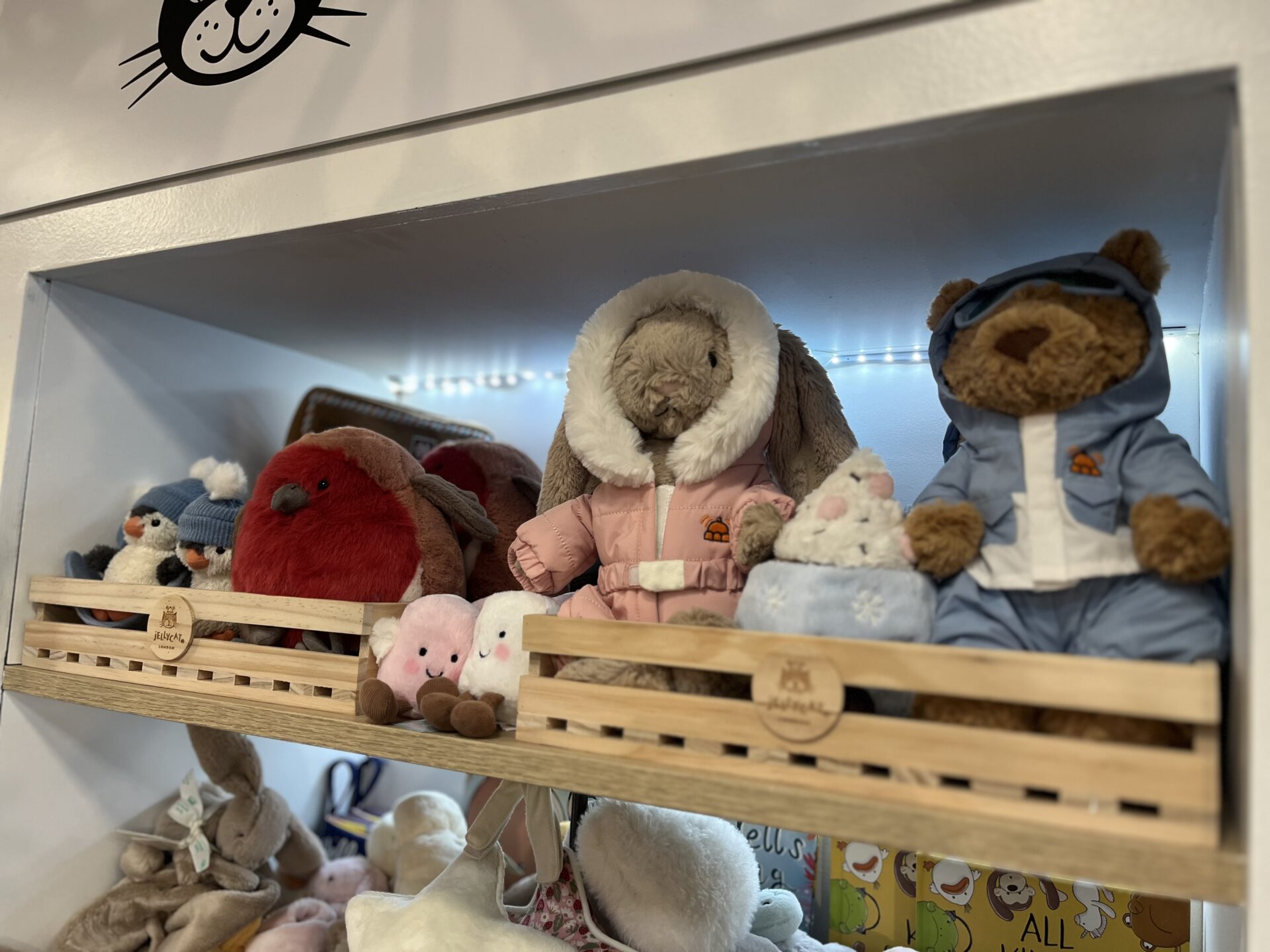 jellycat Bashful Bunny 'Snow Suit'