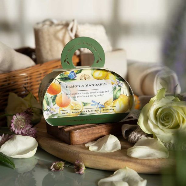 The English Soap Company Heritage Lemon and Mandarin Gift Soap