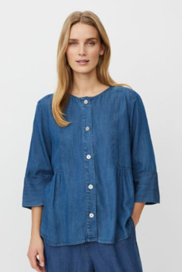 Juvila Jacket in Soft Denim