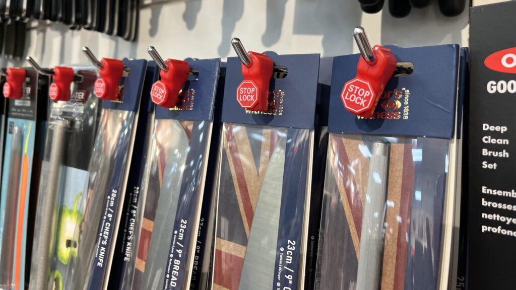 Peg Hook Lock Stop Lock