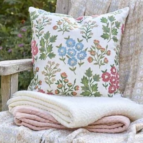 Walton & Co Embroidered Ambleside Cushion