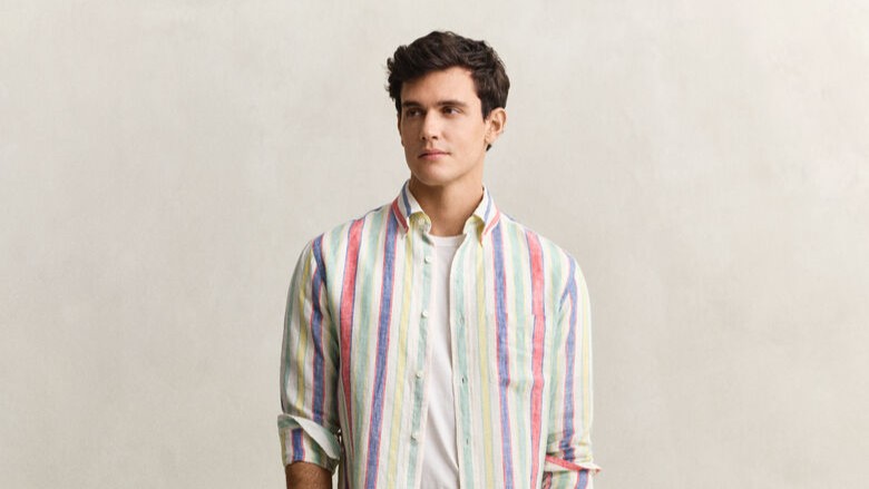 GANT Multistriped Linen Shirt